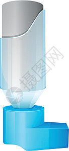 一个喷雾瓶瓶子空气绘画化妆品液体白色喷雾雾状化工化学图片