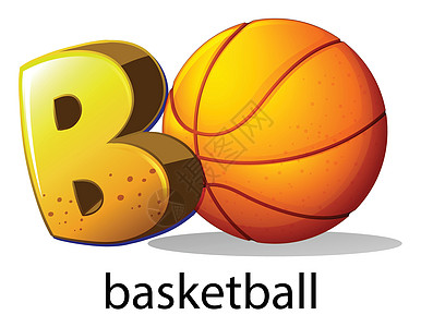 篮球的字母 B图片
