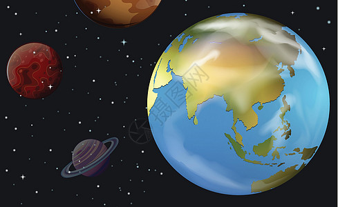 sk 中的行星体图片
