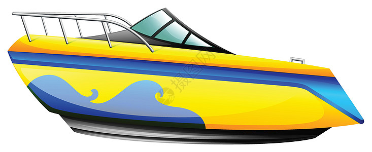 一艘海船钓鱼蓝色运动捕鲸海洋运输乘客汽油黄色船只图片