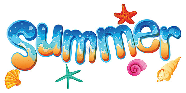 夏季艺术品海星气氛人类学艺术气候贝壳温度绘画创造力白色图片