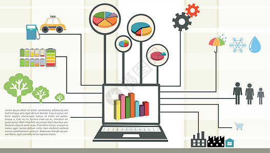 油耗信息图表报告燃料经济学数据绘画知识商业界面概念统计图片