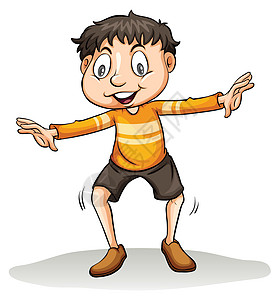 儿童短裤素材快乐男孩绘画平衡瞳孔孩子欢乐男生微笑幸福男人学生设计图片