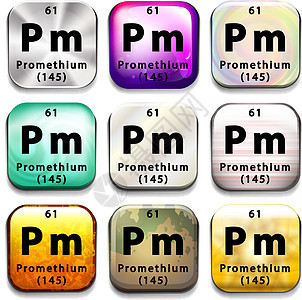 显示元素 Promethiu 的按钮菜单表格收藏纽扣字母电子绘画白色团体学校图片