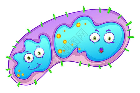 快乐的细菌图片