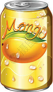 一罐芒果汁图片