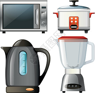 四种电子厨房设备图片