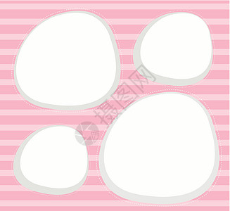 粉色圆圈模板概念背景图片