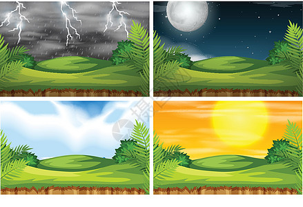 具有不同气候的自然景观图片