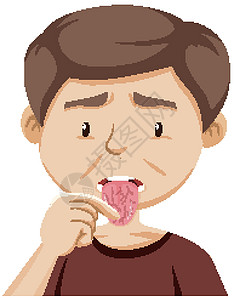 口干舌燥的男人图片