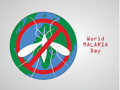 世界防治疟疾日背景图害虫横幅按钮控制邮票插图诊断组织药品海报背景图片
