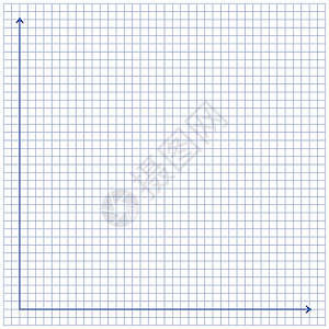 网格纸 数学图 具有 x 轴和 y 轴的笛卡尔坐标系 带有彩色线条的方形背景 学校教育的几何图案 透明背景上的内衬空白推介会帆布图片