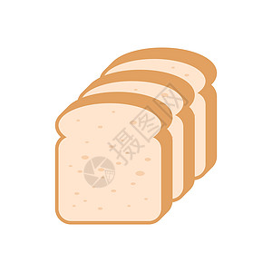 切片面包板矢量图片