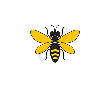 蜂蜜蜜蜂徽标模板矢量图标它制作图案食物昆虫蜂巢甜点动物群广告剪贴簿味道飞行蜂蜡图片