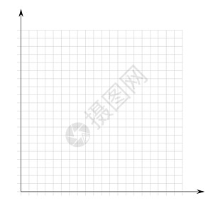 网格纸 数学图 具有 x 轴和 y 轴的笛卡尔坐标系 带有彩色线条的方形背景 学校教育的几何图案 透明背景上的内衬空白测量推介会图片