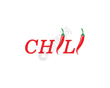 辣椒标志矢量模板设计美食农场香料菜单食物烹饪蔬菜插图胡椒餐厅插画