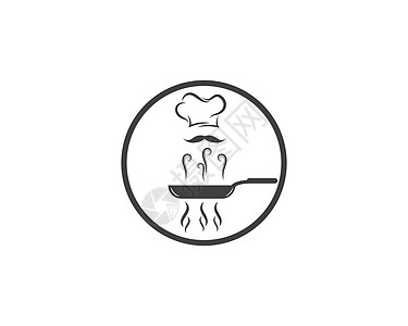 帽子厨师标志模板 vecto小吃工作勺子早餐菜单食物财产商业收据面包图片
