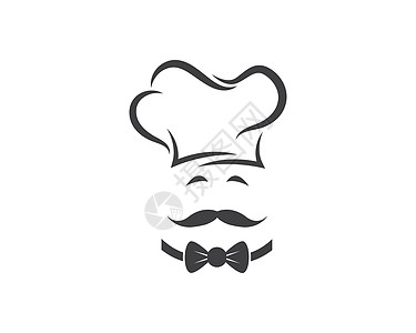 帽子厨师标志模板 vect美食家处方饭馆软垫戏服织物菜单收据美食小吃图片