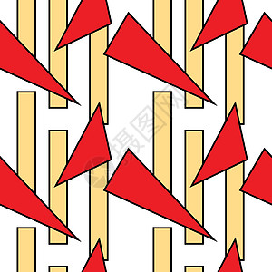 抽象图案几何背景服饰正方形作品软垫毯子三角形床单包装窗帘织物背景图片