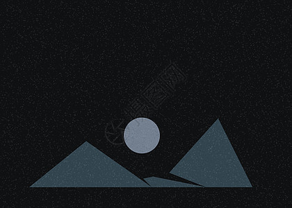 几何山脉剪影生成艺术海报它制作图案技术插图岩石程序山景计算标签冒险创造力背景图片