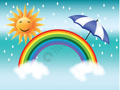 季风季节背景的插图天气雨量横幅折扣海报墙纸雨滴销售下雨环境图片