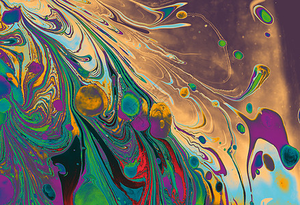 以色彩多彩背景为背景的抽象混合艺术图案笔触坡度花纹概念纺织品中风艺术品光谱大理石墙纸图片