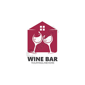葡萄酒标志图标矢量插图设计标识标签餐厅庆典徽章葡萄园艺术装饰品收藏酒吧图片