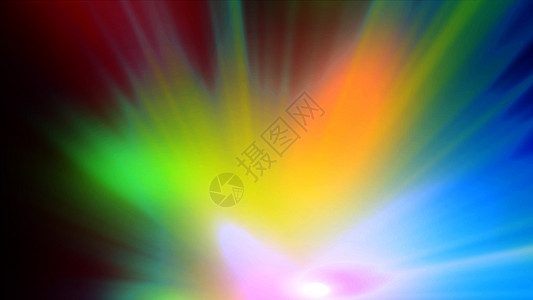 背景多彩多姿的色彩 七彩光芒坡度电脑折射蓝色失真辐射插图镜片阳光渲染背景图片