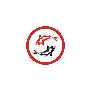 鱼标志模板标签锦鲤公司异国动物推广野生动物食物宠物鲤鱼图片