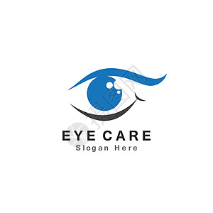 眼睛护理矢量标志设计 ico商业回收文档公司电脑身份网络安全生态健康图片