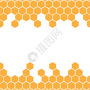 蜂窝背景 蜂窝图案 六角形抽象背景 vecto网格六边形橙子金子纺织品装饰品蜂蜡蜂巢多边形织物图片