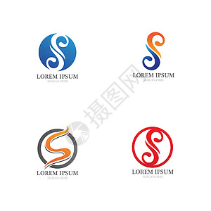 标志和符号 vecto字母正方形品牌标识插图小号身份商业金融机构图片
