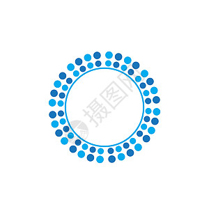 半色调圆点矢量图制作图案横幅雕刻技术白色圆圈标识创造力坡度圆形收藏图片