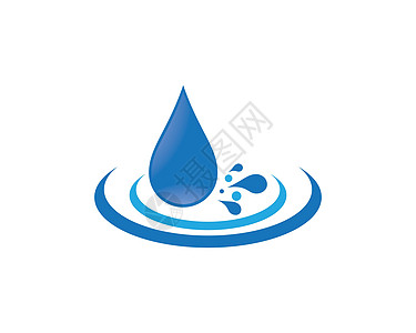 水滴矢量图标它制作图案公司商业设计师生态标识技术载体环境网络营销图片