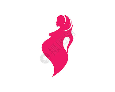 怀孕的矢量 ico母亲腹部身体数字孩子母性女孩生活白色艺术图片