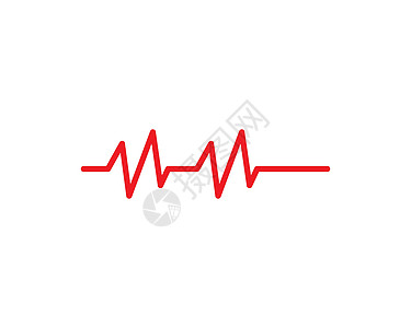 脉冲符号矢量 ico音乐波形海浪医院医疗速度心电图白色黑色商业图片