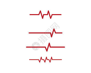 脉冲符号矢量 ico速度技术海浪心电图标识曲线黑色医院有氧运动音乐图片