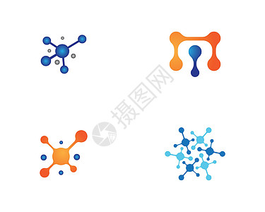分子矢量 ico生物学遗传学细胞插图粒子数据科学化学品技术化学家图片