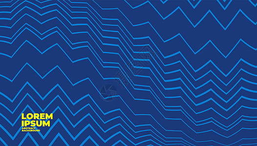 具有文本和消息空间的抽象蓝色波浪背景背景图片