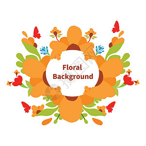 自然花卉背景设计 促销横幅 准备使用背景模板绘画插图小册子森林季节植物手绘纺织品海报织物背景图片