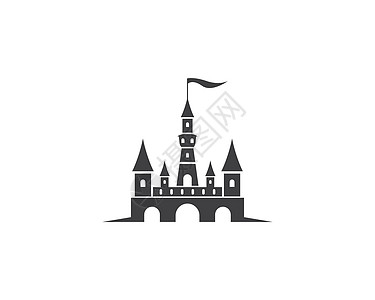 城堡矢量 ico标识艺术纪念碑童话堡垒建筑建筑学王国房子故事图片