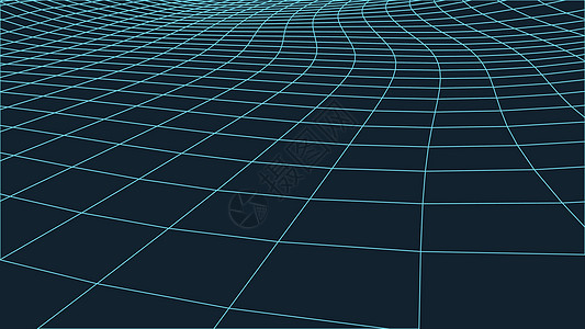 抽象矢量风景背景 网络空间网格  3d 技术矢量图地理细胞科学墙纸顶峰格子蓝色插图土地地形图片