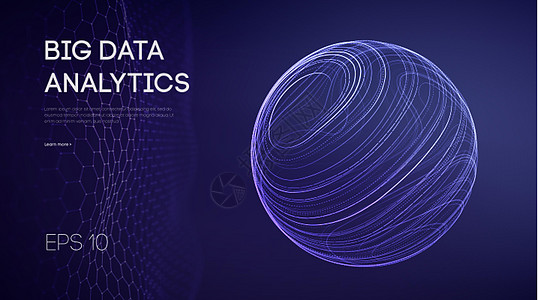 人工智能分析 数据技术科学概念 网络分析领域摘要 未来派 ai 数字云 网络技术矢量插图机器学习 用于演示量子创新干扰的大数据可图片