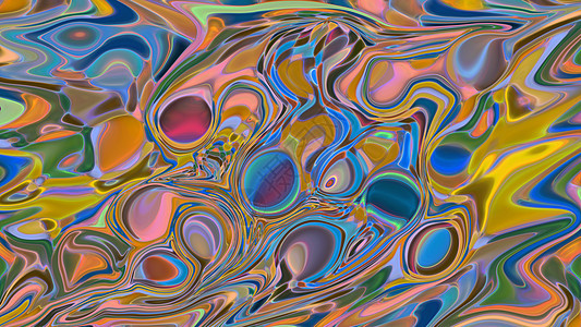 抽象的半天色多色背景素状艺术液体彩虹粉色蓝色条纹气泡坡度背景图片