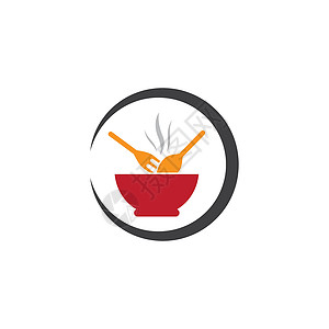 热面条标志矢量 ico拉面餐厅标识海报午餐菜单插图食物烹饪图片