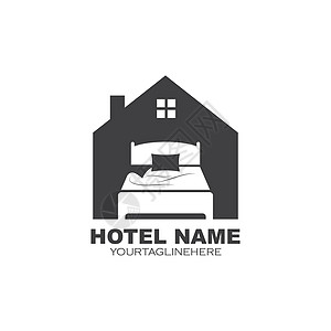 床图标矢量图设计毯子枕头寝具床垫旅馆时间卧室商业公寓房间图片