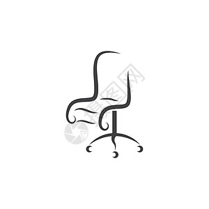 办公椅图标矢量图设计装饰沙发座位风格奢华扶手椅木头工作房间椅子图片