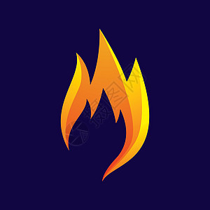 消防标志图片力量火花活力火焰篝火烧伤创造力商业火炬插图背景图片