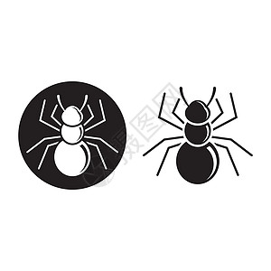 它制作图案蚂蚁标志图像艺术白色天线绘画荒野标识漏洞黑色动物工人图片