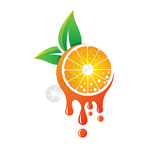 它制作图案柠檬标志图像橙子叶子绿色果汁坡度饮食水果食物插图图片